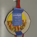 Crock-Pot 10 Inch Enameled Cast Iron Skillet with Handles - Ideal for Searing, Roasting, Frying - Even Heat Distribution, Pour Spouts - Oven-Safe & Stovetop Safe (Red)