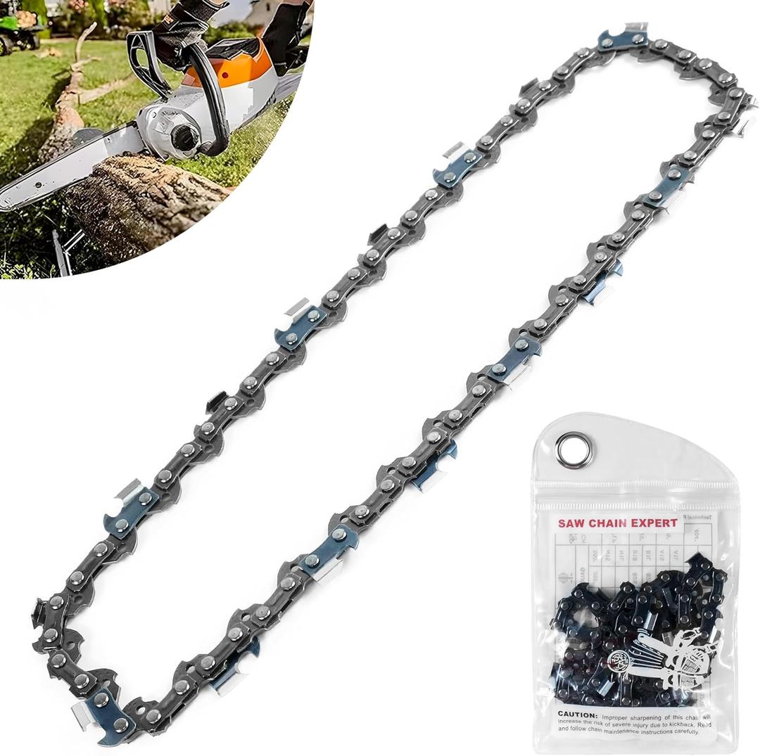 2 Pack 16 Inch Chainsaw Chain S56-3/8" LP Pitch, .050" Gauge, 56 Drive Links - Replacement for Craftsman CMECS600 S165, Ryobi RY3716, Homelite, Echo, Husqvarna & Poulan 16" Chainsaws