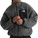 THE NORTH FACE Men's Yumiori Reversible Jacket | Water & Wind Resistant, Internal Cinch Cord, Elastic Cuffs & Zip Pockets (Medium, Tnf Black/Smoked Pearl)