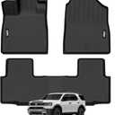 Floor Mats for 2026 Honda PassportAll Weather TPE Protection Floor Liners 1st & 2nd Row Floor Liners for 2026 Honda Passport Accessories