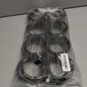 Tosnail Pack of 2 Scarf Hanger Holder Organizer Space Saver for Tie, Belt, Scarves, Socks - Black