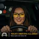 FIMILU 2PCS Night Driving Glasses Night Vision Glasses Fit Over Wrap Around Polarized Anti Glare Glasses for Men Women