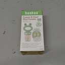 Haakaa Baby Fruit Food Feeder & Mini Freezer Nibble Tray Combo, Breastmilk Popsicle Molds for Cooling Relief, BPA Free Silicone Feeder for Safe Infant Self Feeding, 4 Month+ (Pea Green)