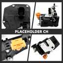 4 Pcs Front & Rear Door Lock Actuators Compatible with Tahoe Avalanche Silverado 1500 2007-2009 931-303 15785123 Driver Passenger Side Door Latch