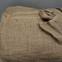 Buryeah 60 Inch x 50 ft Burlap Fabrics Roll Natural Burlap Garden Multipurpose Weed Barrier Garden Landscape Blankets Cloth Weed Barrier Fabric Jute for Outdoor Home Craft Shrubs Party Decor