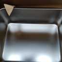 Stainless Steel Litter Box 2 Pack, 18"x14"x6"(Height) Medium to Large Cat Litter Box Easy Clean, Non Stick Metal Litters Boxes No Smell for Full-Grown Cats or Kitty/Kitten