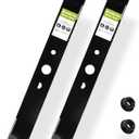 Mower Blades Fit for RYOBI 20-inch Deck Lawn Mower, Replacement Blade Compatible with RY40180, RY40190, RY401110/RY401011, RY401120, RY40LM30,Replaces AC04020,2 Pack