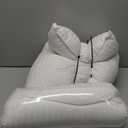 Beckham Hotel Collection Queen Size White Pillow Protector with Zipper Set of 2, Soft and Breathable Cotton Pillow Protector Covers