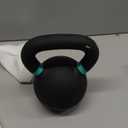 Yes4All Powder Coated Cast Iron Kettlebell Strength Training Kettlebells Weight Set for Full Body Workout, Home Gym (H - Green - 20 KG - 44 LB)