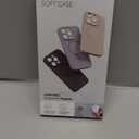 ESR for iPhone 15 Pro Case with MagSafe, Supports Magnetic Charging, Slim Liquid Silicone Case, Shock Absorbing, Screen and Camera Protection, Cloud Series, Black