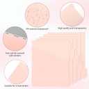 5pcs Pink Binder Dividers, Durable Plastic Binders Organizer 5-Tab Index Divider with 3 Holes Punched for School Office Supplies