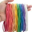 Mr. Pen- Large Rubber Bands, 100 Pack, Assorted Colors, Extra Long 7 Inch Office Supplies (Multicolored)