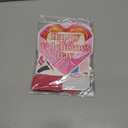 2 x Large, Pack of 8 | 3D Valentine Honeycomb Centerpiece, Red and Pink Valentines Day Centerpieces Table Decorations for Valentine's Day Party Supplies Ideas, Favors