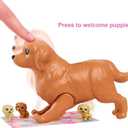 Barbie Doll & Pets Set, Blonde with Mommy Dog, 3 Newborn Puppies with Color-Change Feature & Pet Accessories (1 count (pack of 1))