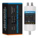 BlueStars 25 uf/MFD/Microfarad 250 VAC Volts CBB60 50Hz/60Hz Run Capacitor with Screw - Exact Fit for Start-up of AC Motors Run Electric Motors Water Pumps - Lifetime Up to 30.000 Hours