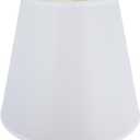 Aspen Creative 32802 Transitional Hardback Empire Shape Spider Construction Lamp Shade in White, 18" wide (11" x 18" x 15")