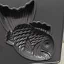 SugarWhisk Taiyaki Fish-shaped Waffle Maker, 2 Pcs Electric Japanese Fish Shaped Waffle Iron Pan, Dual Non Stick Cooking Plates, Recipe Included, White