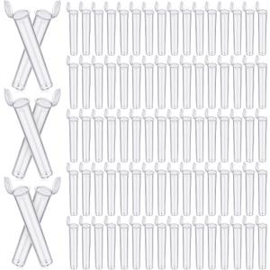 Frienda 25 Pcs Clear 116 mm Plastic Tube Container with Lids Bulk Waterproof Sealing Container with Lids