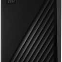 WD 6TB My Passport, Portable External Hard Drive, Black, Backup Software with Defense Against ransomware, and Password Protection, USB 3.1/USB 3.0 Compatible - WDBR9S0060BBK-WESN