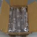 Uni HIMO 12 Pack Shoe Slots Organizer Adjustable Level Shoe Stacker Holder Storage Space Saving Sneakers Display Tray Rack for Closet (Transparent)