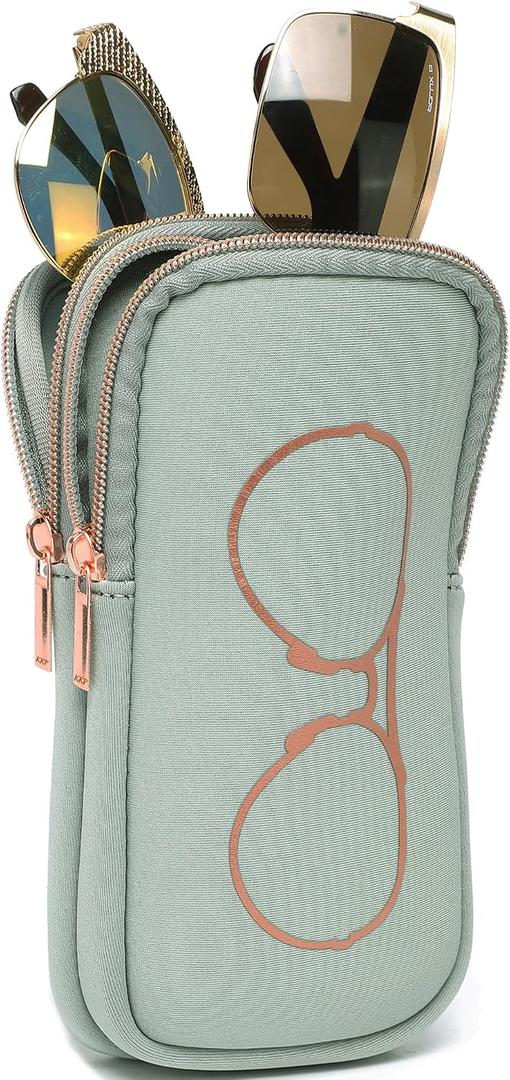 KKP Double Eyeglass Case | Sunglasses Cases with 2 Compartments