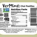VerMints Organic Breath Mints, Chai, 1.41oz Tins (Pack of 6) (EXP 05/26/28)