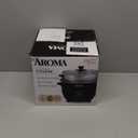 Aroma Housewares ARC-363-1NGB 3 Uncooked/6 Cups Cooked Rice Cooker, Steamer, Multicooker, 2-6 cups, Black