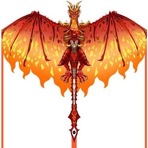 Mint's Colorful Life Dragon Kite for Kids & Adults, Easy to Fly Best Beach Kites for Beginners, 300ft Kite String Included