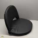 PICNIC TIME Oniva Portable Reclining Stadium Seat with Back Support, Folding Bleacher Chairs with Back and Cushion, Thick Padded Bench Seat and Armrest, Includes Six Backrest Positions (Black)