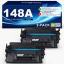 INK E-SALE 148A Toner Cartridge Black 4001n 4101fdw (with Chip) Compatible Replacement for HP 148 148A 148X W1480A W1480X for HP Pro MFP 4101fdw 4101fdn 4001dw 4001dn 4001n Printer (2 Pack)