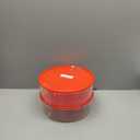 2 Pack Pie Carrier Cake Storage Container with Lid | 10.5" Large Round Plastic Cupcake Cheesecake Muffin Flan Cookie Tortilla Holder Storage Containers Airtight | Pie Keeper Transport Container