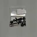 LivTee Anti Theft License Plate Screws Set for Securing Frames and Covers, License Plate Bolts, M6 (1/4") Tamper Proof Screws, Caps Cover for Front Rear Frame Holder Mounting (Black-4PCS)