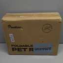 2026 Upgraded Dog Ramp for Couch, Foldable Small Dog Ramp for Sofa, 4 Adjustable Height from 13'' to 21", Portable Stable Pet Steps with Non-Slip Pad, Pet Ramps Use for Sofa Couch Stairs (A-wood Color)