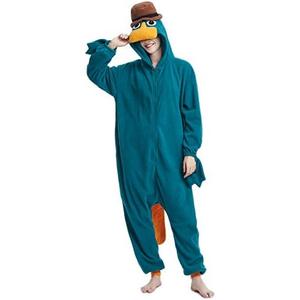 OGU' DEAL Unisex Cartoon Costumes Onesies Adult Outdoor Cosplay Pajamas with Zipper Sleepwear for Men and Women XL
