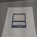 8.5" x 11" Blank White Perforated Cardstock Paper - 2 Per Sheet Breaks to 5.5" x 8.5" - Inkjet/Laser Printable - for Postcards, Flash Cards, Index Cards - 100 Sheets / 200 Cards