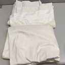 Cream Velvet Pinch Pleated Curtains 84 Inches Long for Living Room Bedroom Modern Elegant Soft Velvet Drapes with Hooks White Room Darkening Thermal WindowTreatments W40 x L84, 2 Panels Set (Ivory)