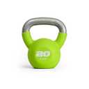 CAP Barbell 20 LB Neoprene Coated Cast Iron Kettlebell - Green