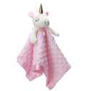 Pro Goleem Unicorn Loveys for Babies Soft Plush Pink Security Blanket for Girls Snuggle Toy Stuffed Animal Lovies for Babies Baby Girl Gifts for Newborn, Infant and Toddler, 16 Inch