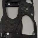 2 Pairs Ice Cleats for Shoes and Boots, Universal Non Slip Hiking Spikes, Micro Shoe Spikes for Snow and Ice, Durable Snow Crampons for Winter Hiking Climbing Ice Fishing, 8 Steel Studs Gripper Spike (L: Women (10-11.5) / Men (8.5-10))