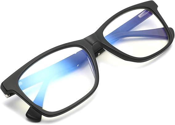 Square Blue Light Blocking Glasses Computer Eyeglasses Anti Eyestrain Eyewear Frame Men Women 18tp
