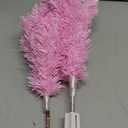 2FT Artificial Christmas Tree Pink Tabletop Christmas Tree with Plastic Stand Mini Xmas Pine Tree for Party Supplies Indoor Outdoor Holiday Home Decoration (Pink)