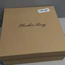 Elisabet Tang stylish fall winter heeled ankle boots for women 3.14 inch - Cute closed toe pointy stiletto booties for work party travel black 7.5