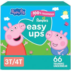 Pampers Training Pants - Easy Ups Girls & Boys - Size 4T-5T, 56 Count, My Little Pony Potty Underwear (Packaging May Vary)