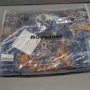 2'x3' Area Rug, Washable Door Mat Vintage Doormat,Boho Rugs Indoor Entrance Traditional Thin Floral Print Non Slip Carpet for Kitchen Bathroom Bedroom Living Room(Black-Purple Khaki)