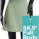 SereneLife Premium Female Mannequin 68.9" Life-Size Dress Form with Realistic Face, Rotating Head, Flexible Limbs, Detachable Body & Sturdy Metal Base for Boutiques, Exhibits & Fashion Display