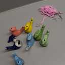 7Pcs Colorful Water Bird Whistle Magpie Peacock Ceramic Whistles Musical Instruments