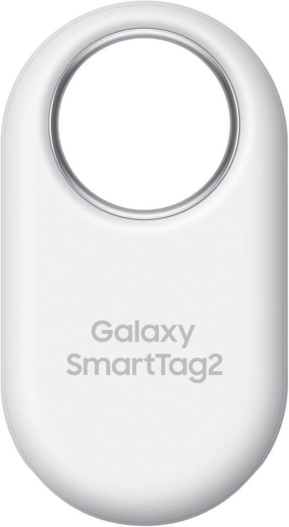 Samsung Galaxy SmartTag2, Bluetooth Tracker, Smart Tag Tracking Device, Item Finder for Keys, Wallet, Luggage, Pets, Use w/ Phones and Tablets Android 11 or Later, 2023, 1 Pack, White
