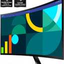 Samsung 27" Essential S3 (S36GD) Series FHD 1800R Curved Computer Monitor, 100Hz, Game Mode, Advanced Eye Comfort, HDMI and D-sub Ports, LS27D366GANXZA, 2024