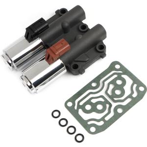 GTSP Transmission Dual Linear Solenoid with Gasket Compatible with Accord 03-07 CRV 02-11 Acura RSK 02-06 TSX 04-08 Replace for #28260-PRP-014 90428C