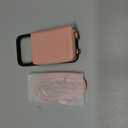 ORNARTO Magnetic Detachable Wallet Case for iPhone 17 Pro, [Compatible with MagSafe], Crossbody Wallet Case with Card Holder Wrist Strap, RFID Blocking PU Leather Wallet Phone Cover 6.3", Pink